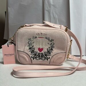 JUICY COUTURE Heritage Crossbody in Powder Pink, NWT.